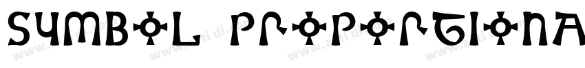 Symbol Proportional字体转换